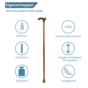 Bâton de marche « Relax Grip » ergonomique