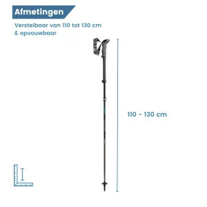 Dimensions des bâtons de randonnée pliables