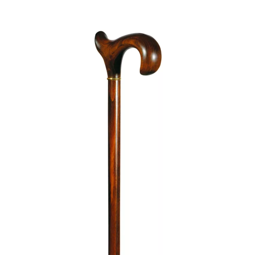 classic canes Canne de marche ergonomique en bois dur pour droitier