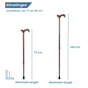 Dimensions des bâtons de marche