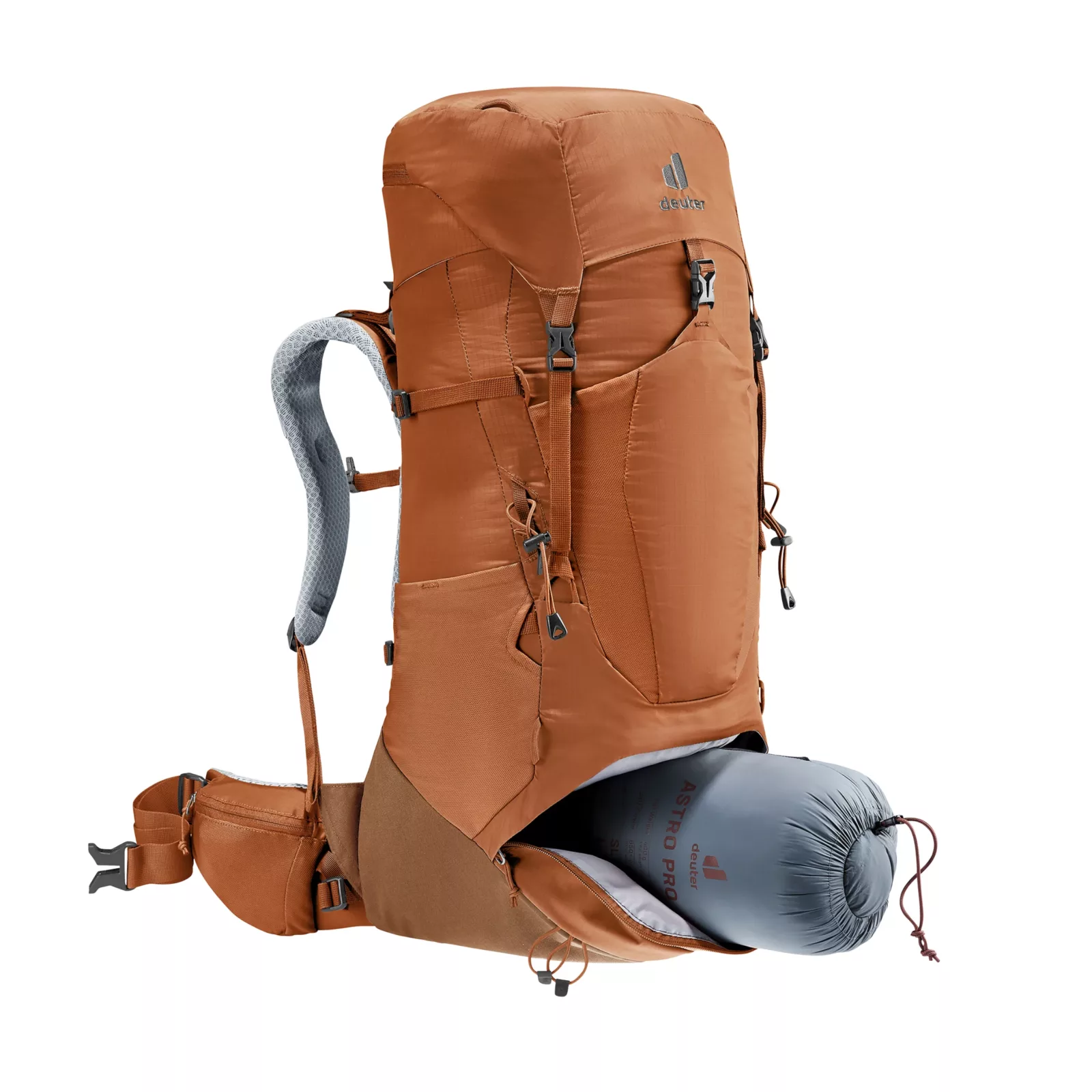 deuter Sac à dos de trekking Aircontact Lite 35+10 SL – Marron – Femmes