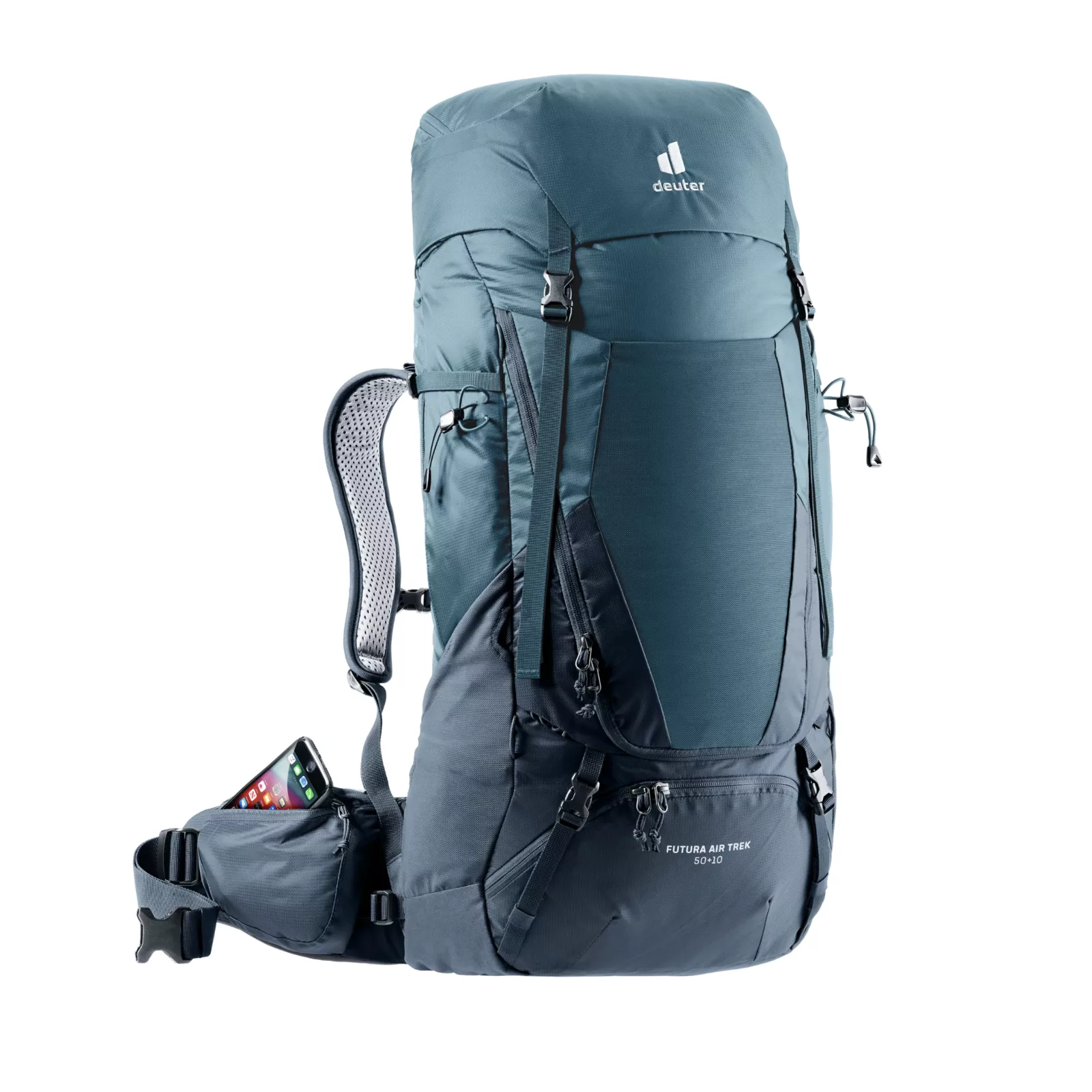 deuter Backpack Futura Air Trek 50+10 – Hommes – Anthracite