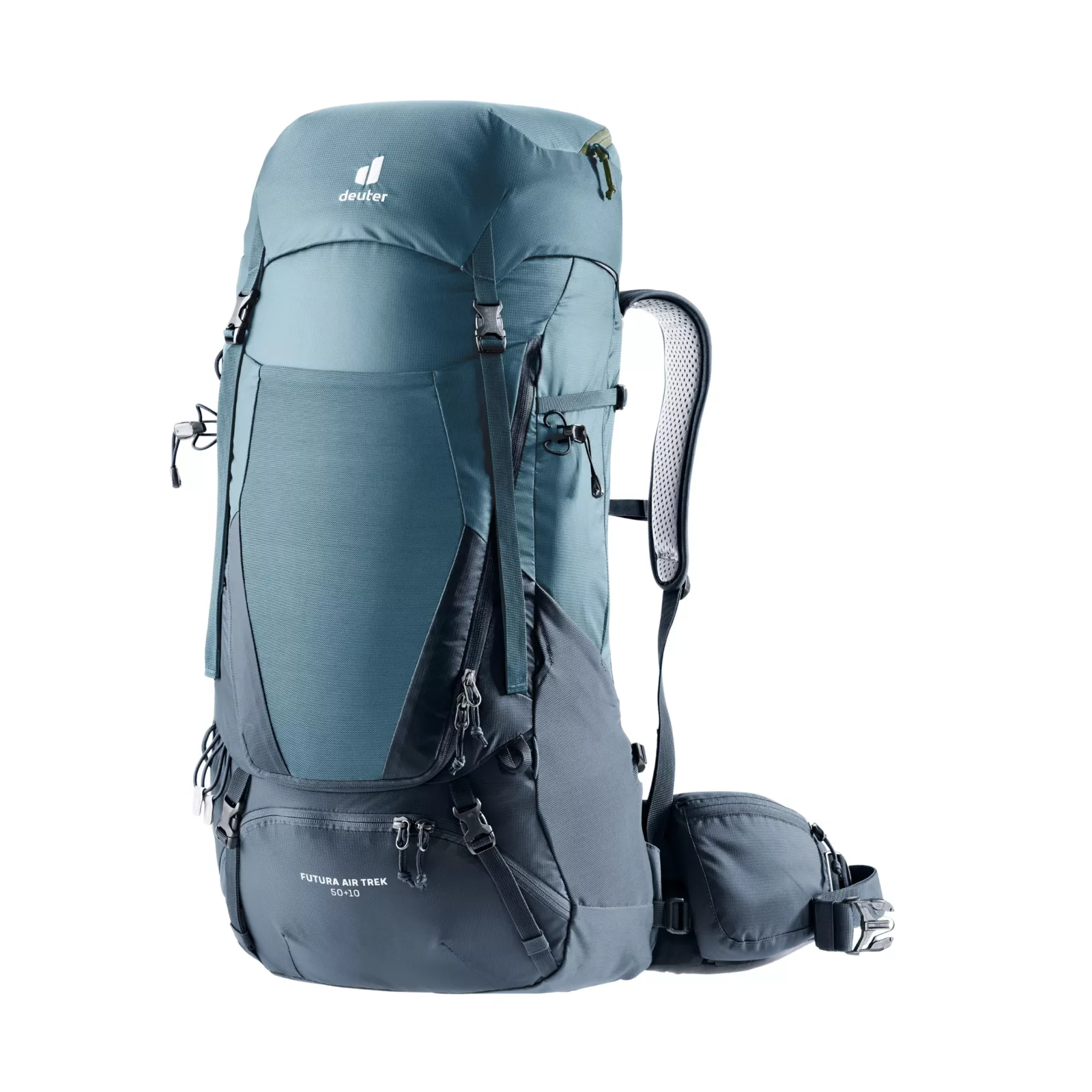 deuter Sac à dos de trekking Futura Air Trek 50+10 – Homme – Bleu