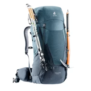 deuter Sac à dos de trekking Futura Air Trek 50+10 – Homme – Bleu