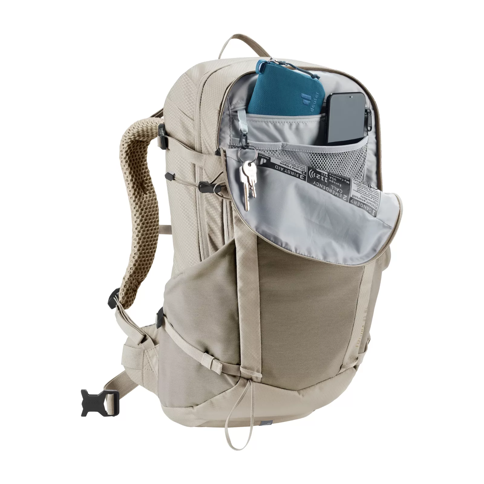 deuter Sac de randonnée Futura 21 SL – Femmes – Gris pierre