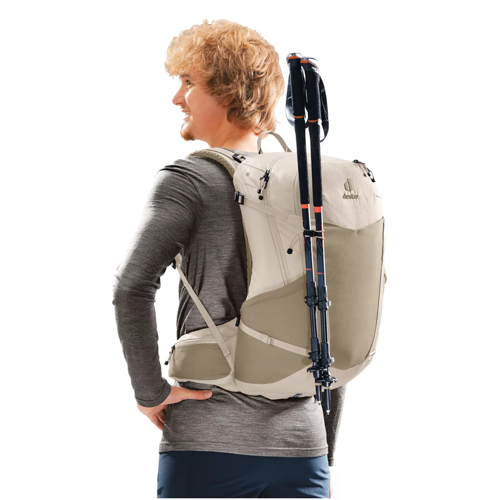 deuter Sac de randonnée Futura 23 – Homme – Gris pierre