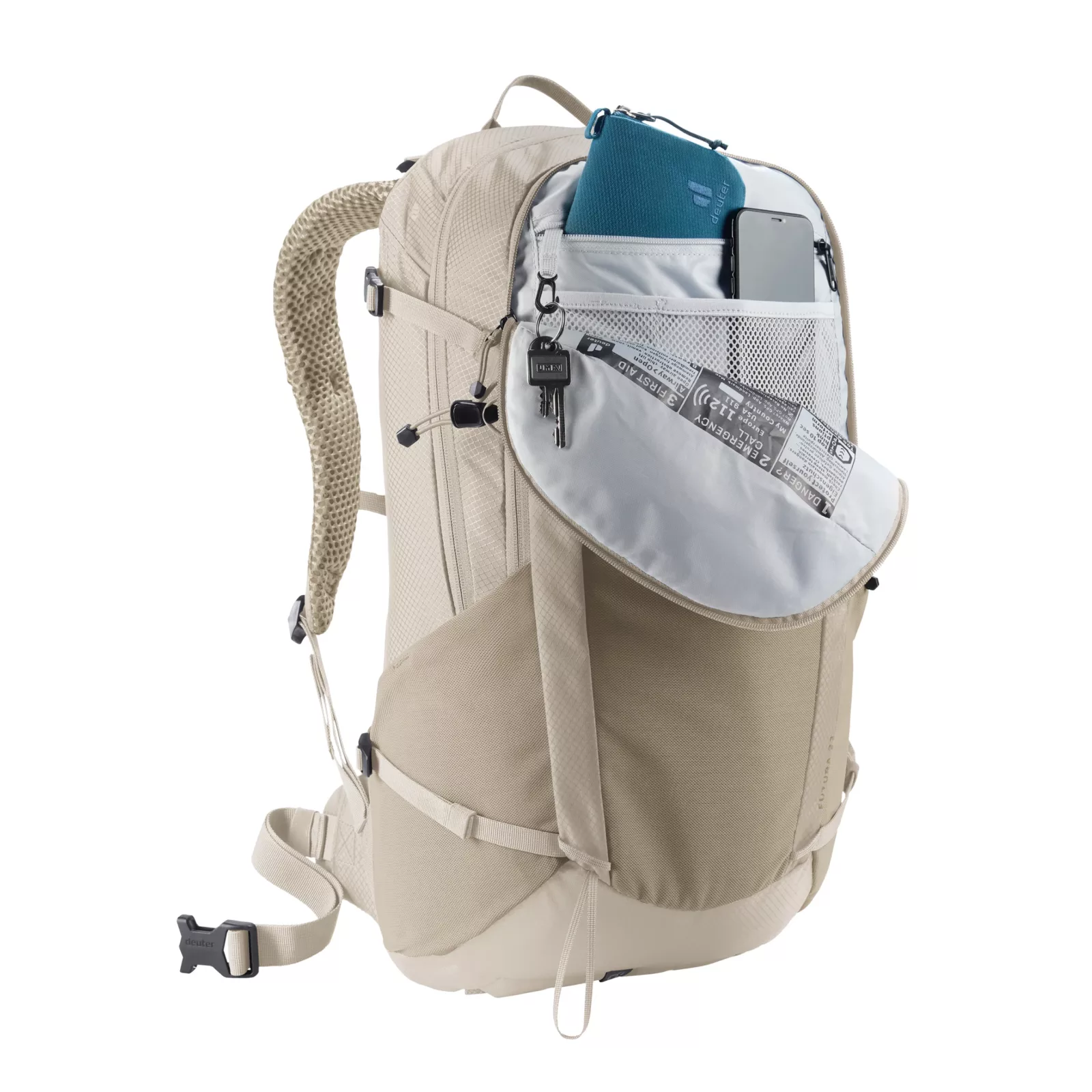 deuter Sac de randonnée Futura 23 – Homme – Gris pierre