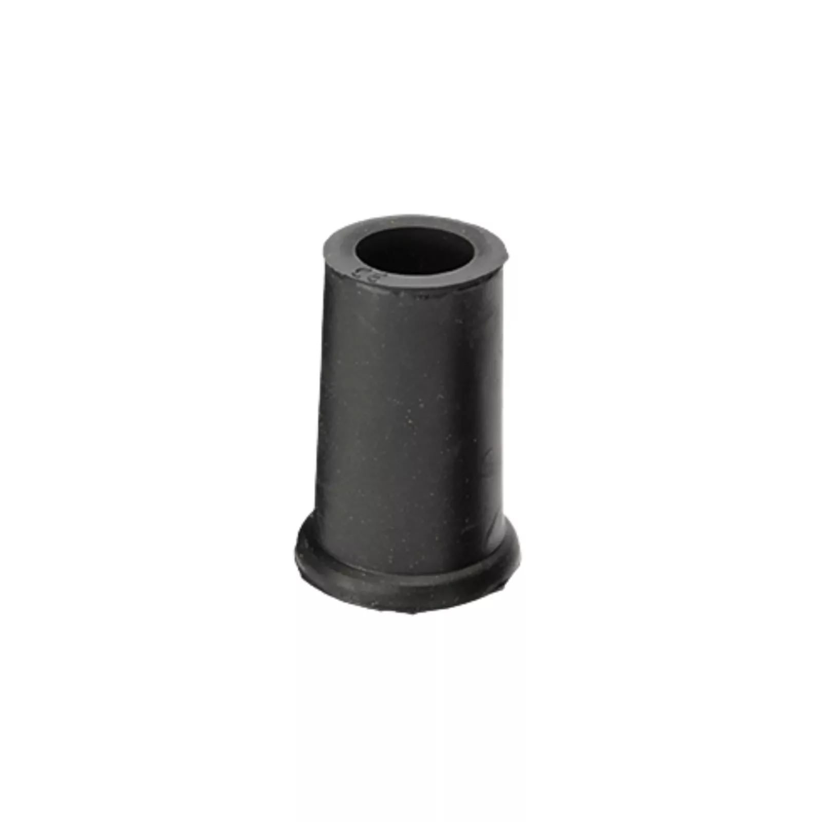 embouts pour canne noir rond 16 mm