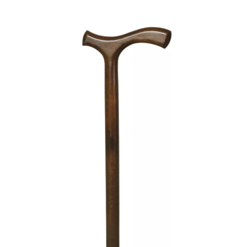 Canne de marche en hêtre 18 mm marron