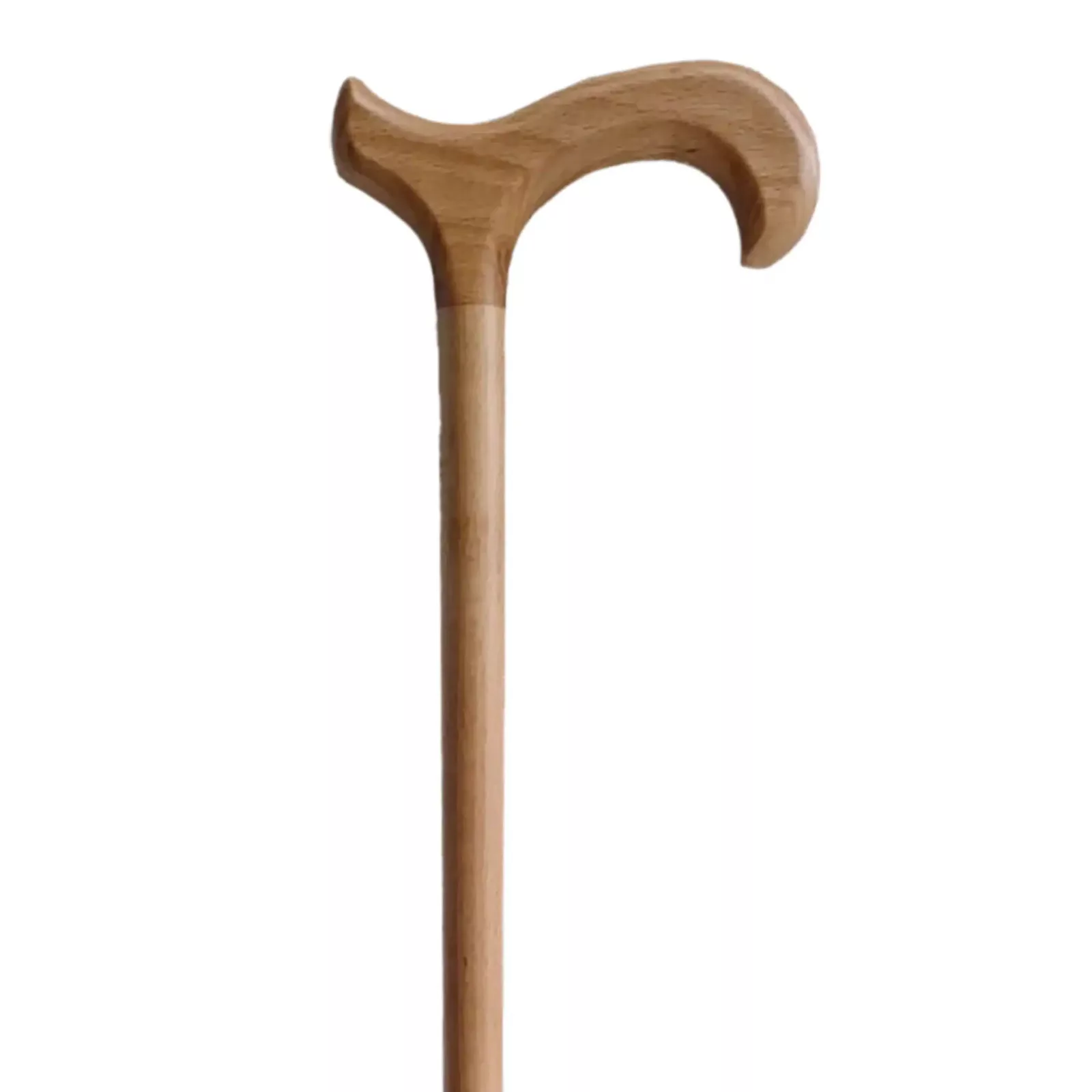 canne de marche en hêtre, marron clair