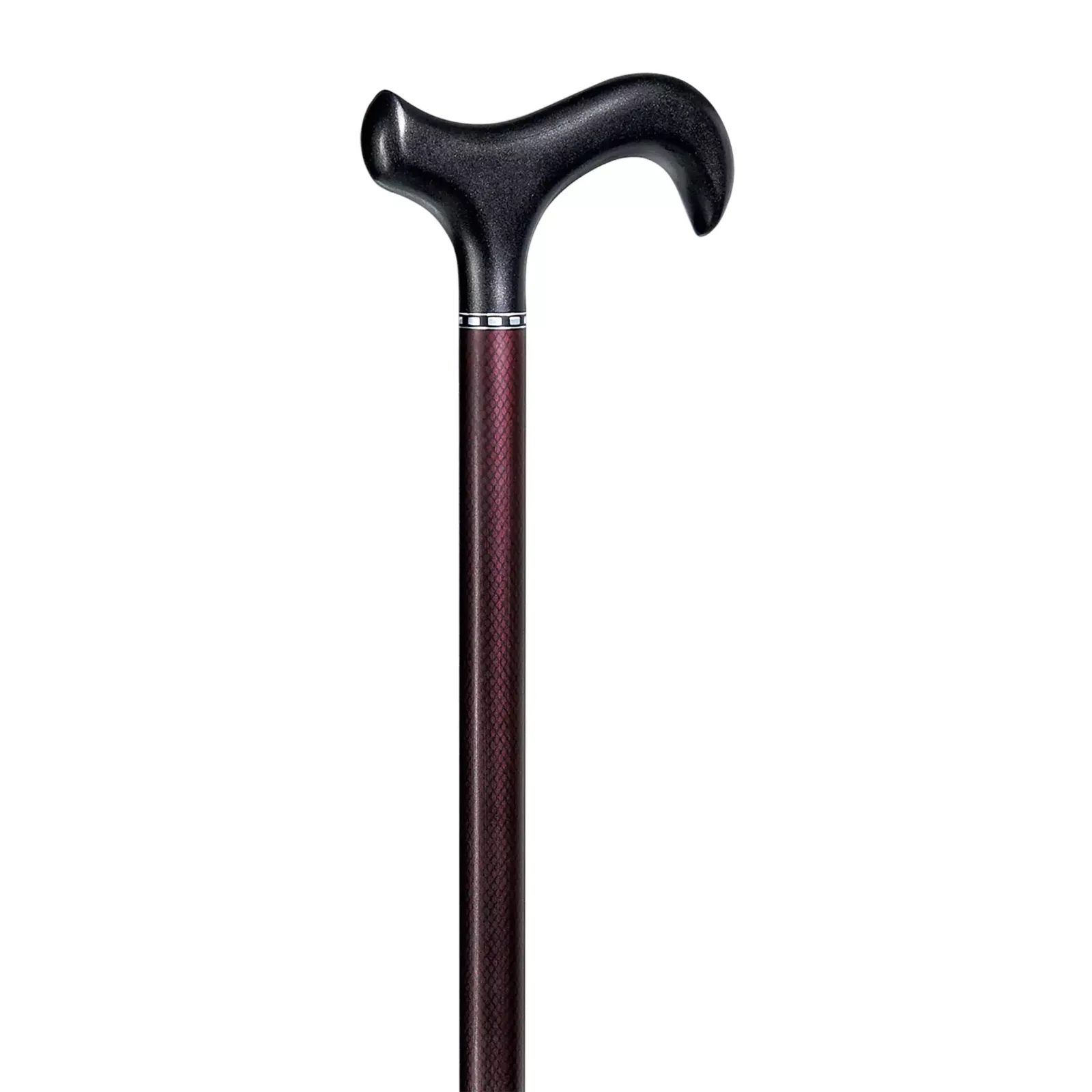 Canne de marche réglable, couleur aubergine