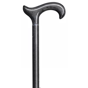 canne noire en carbone