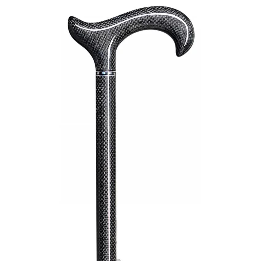 canne noire en carbone