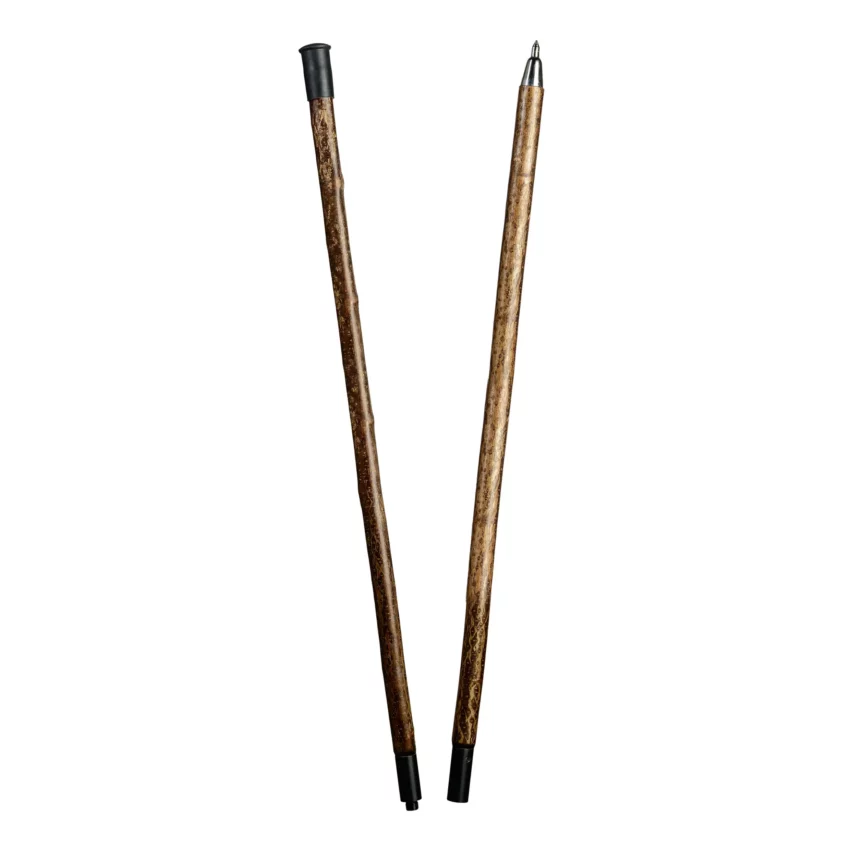 Bâton de chasse en noisetier, en deux parties, 175 cm