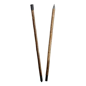 Bâton de chasse en noisetier, 185 cm de long