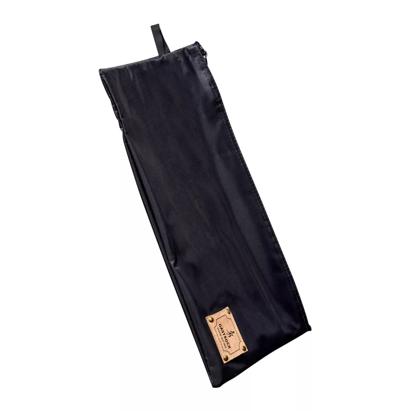Sac de rangement pour canne de marche pliable, fermeture éclair, noir