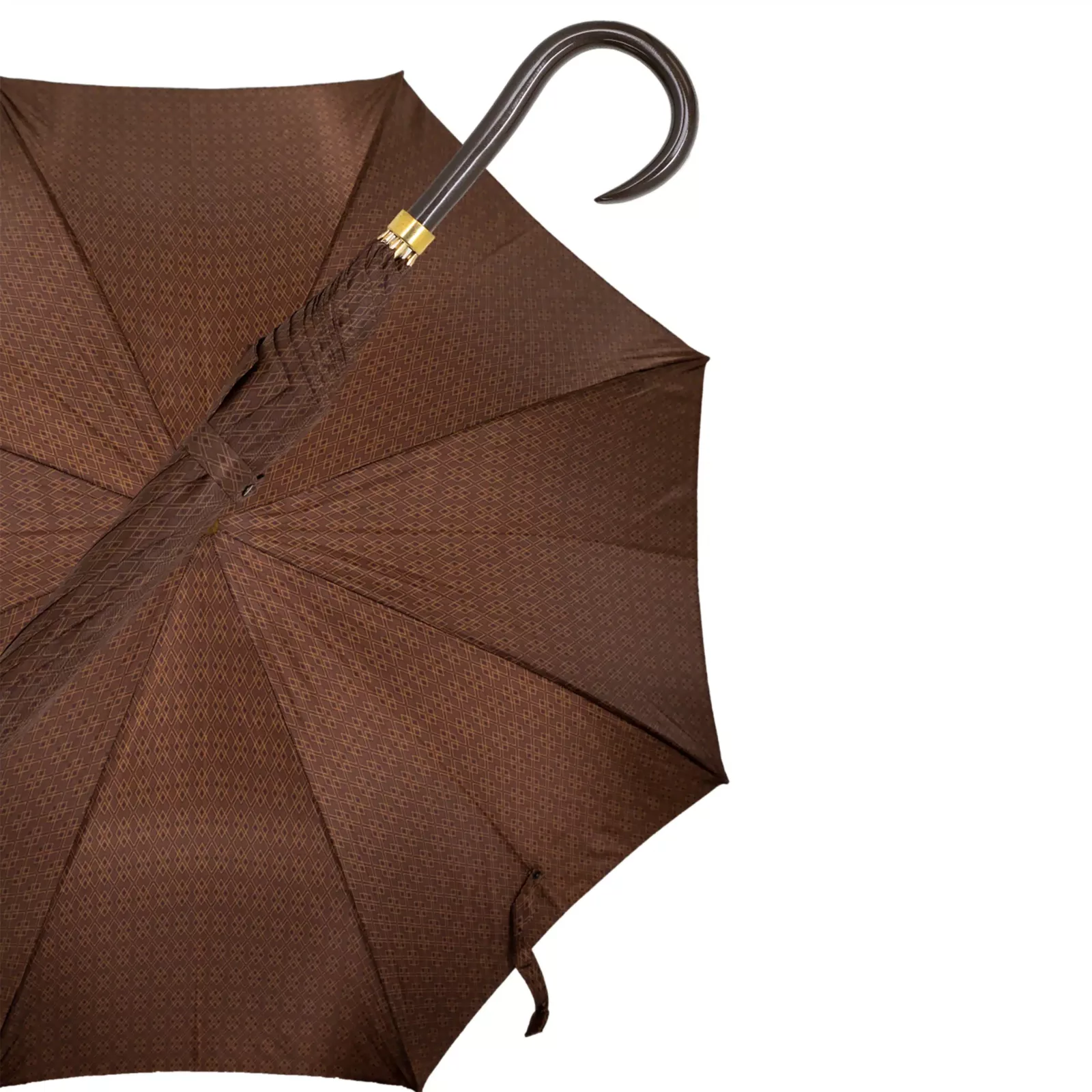 gastrock Parapluie marron en satin italien