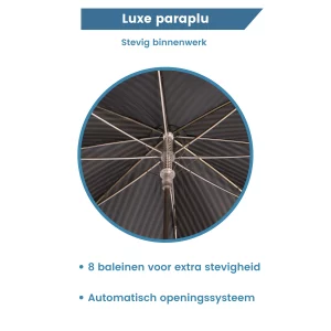 Parapluie gris foncé pour l’intérieur