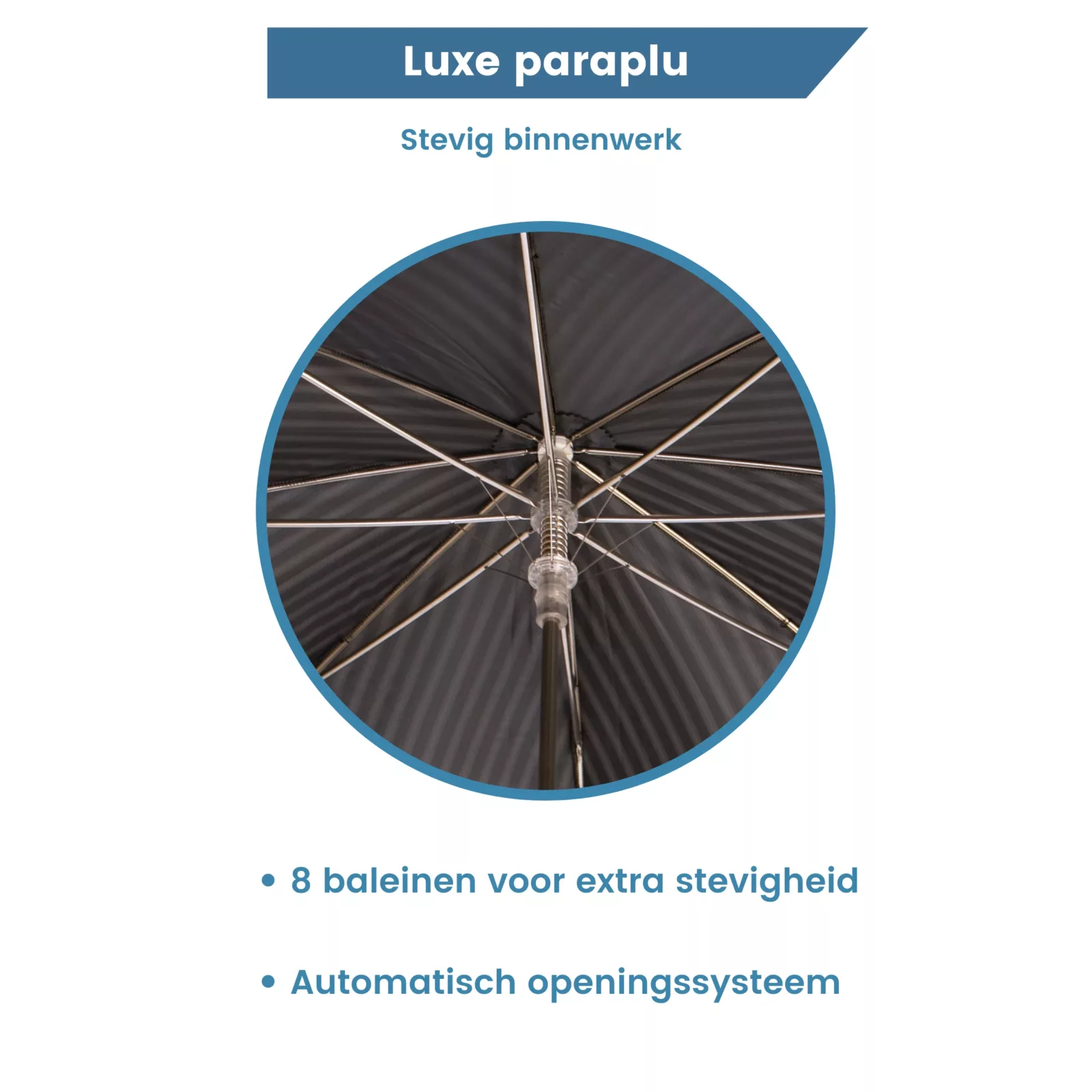 Parapluie gris foncé pour l’intérieur