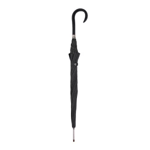 Parapluie en satin italien gris foncé