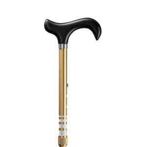gastrock canne de marche télescopique Ringel or champagne