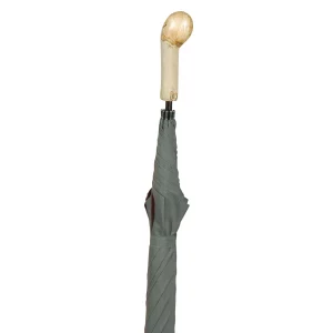 Parapluie de golf Elite, poignée rustique, vert