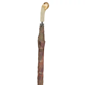 Parapluie de golf Elite, poignée rustique, couleurs d’automne