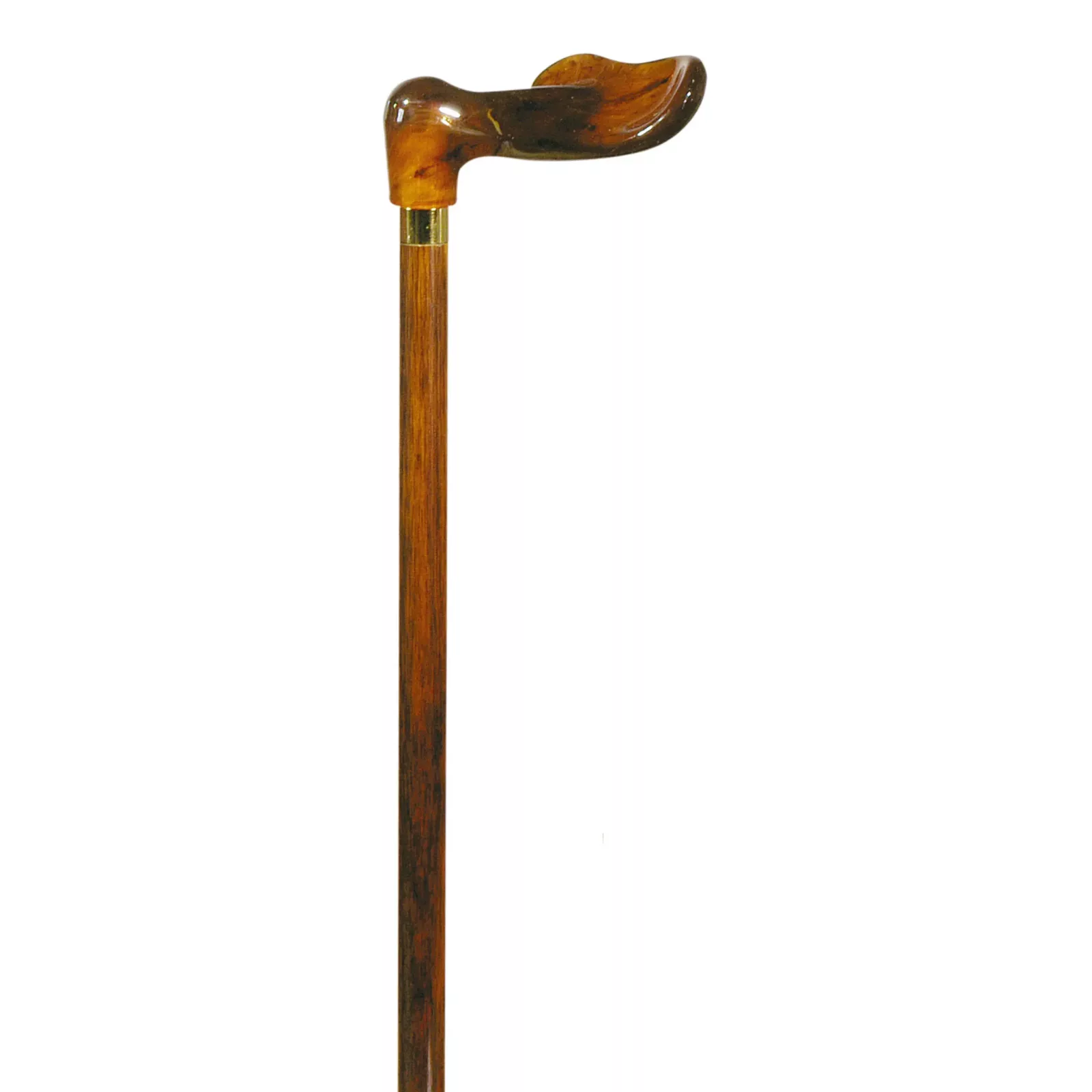 canne de marche ergonomique avec poignée en acrylique à droite