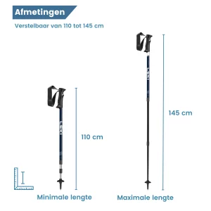 dimensions des bâtons de trekking Eagle