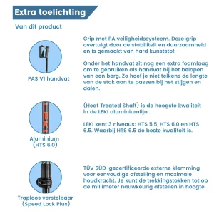 Bâton de trekking Legacy pliable – description