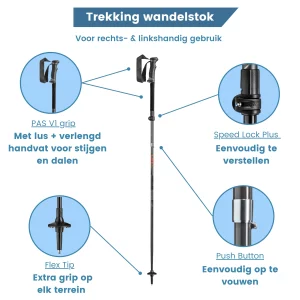 bâton de trekking Legacy pliable usp