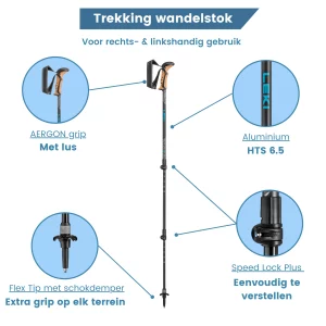 bâtons de trekking khumbu antishock légers usp