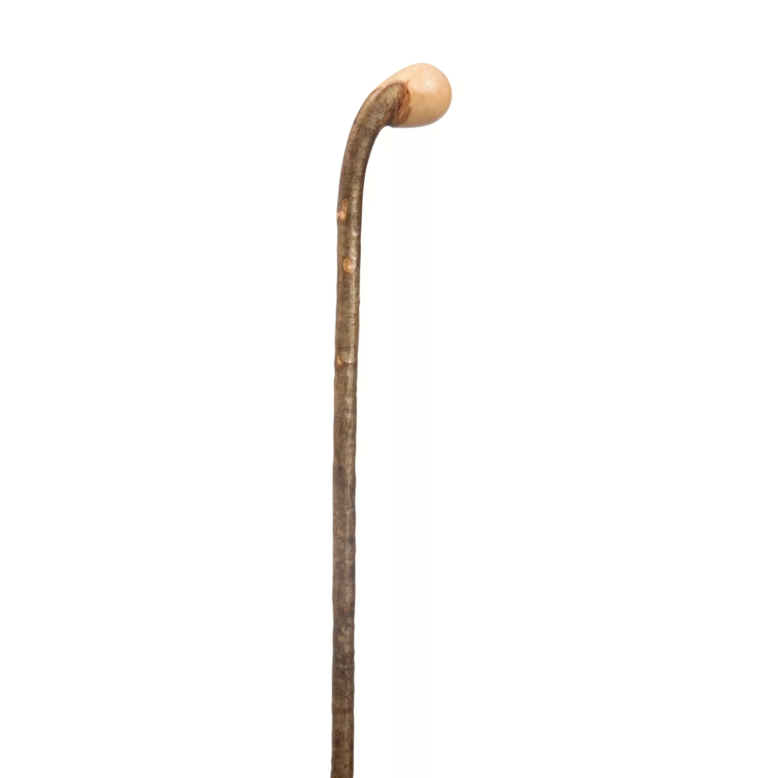 Bâton de chasse en noisetier, bâton à pommeau, 92 cm