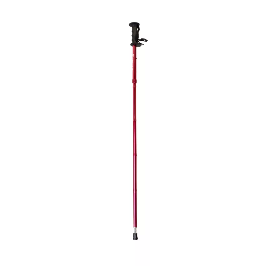 Bâtons de randonnée pliables rouges