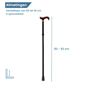 Dimensions des bâtons de marche