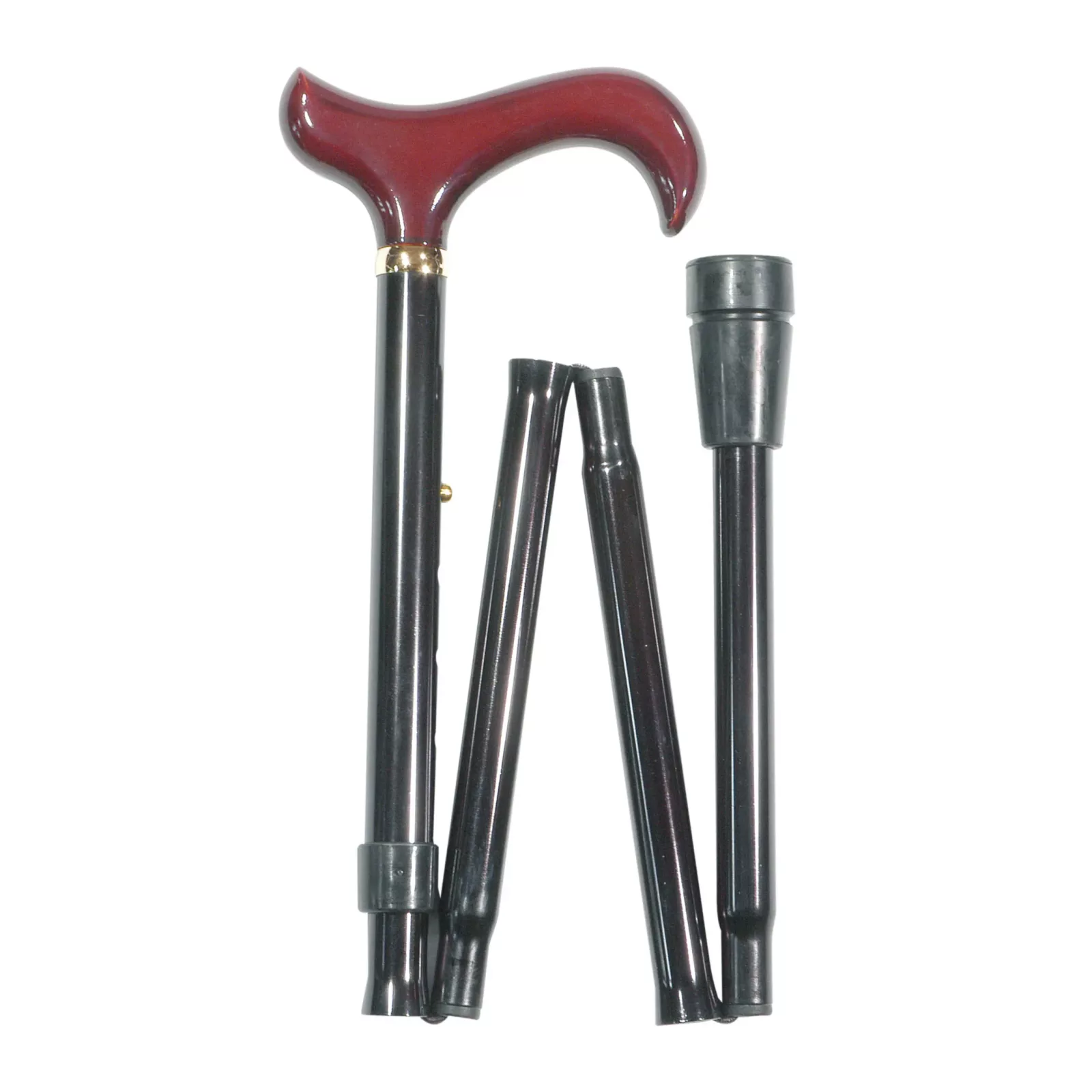 canne de marche pliable rouge bordeaux