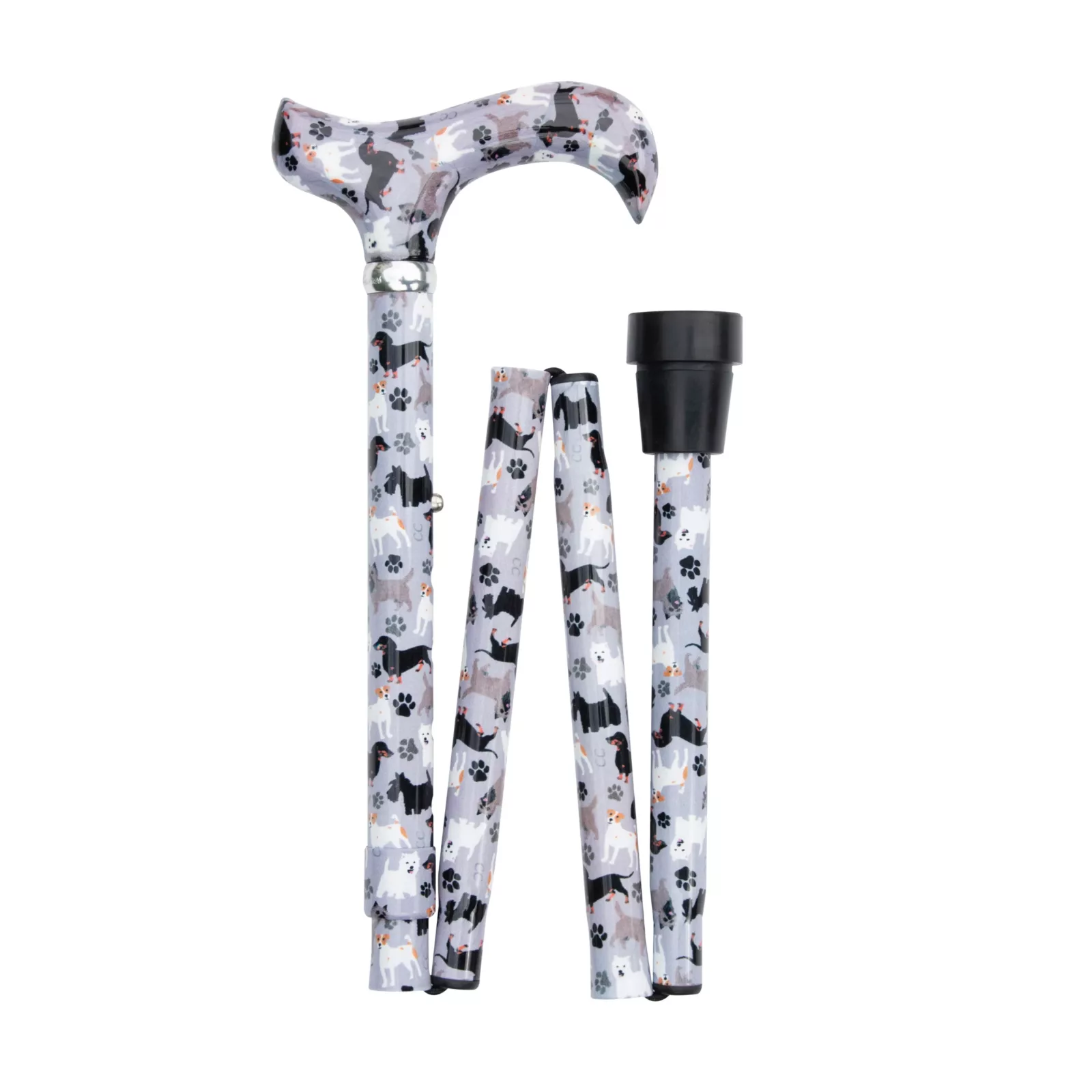 canne de marche pliable pour petits chiens anglais