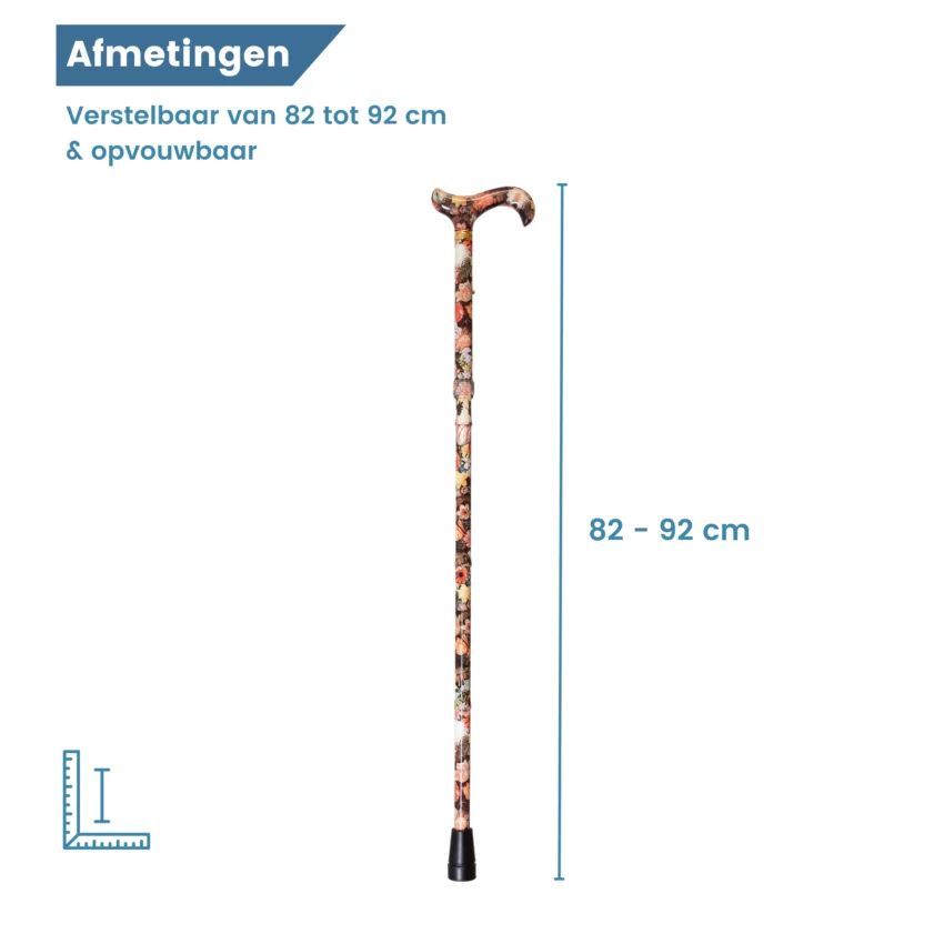 Dimensions des bâtons de marche