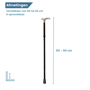 Dimensions de la poignée chromée