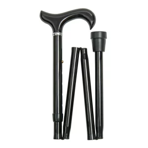 canne de marche pliable XL noire