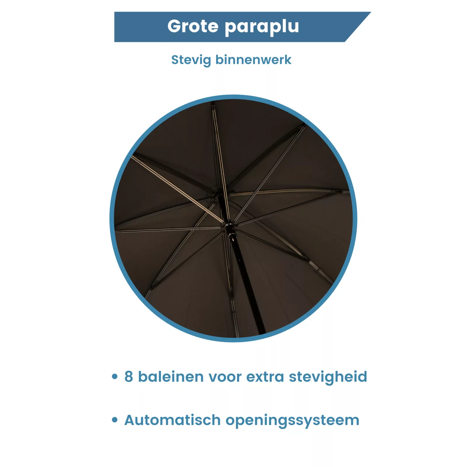 intérieur du parapluie