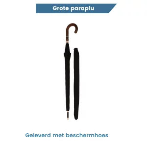 Parapluie livré avec une housse de protection
