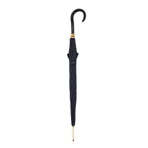 Parapluie en satin italien bleu foncé