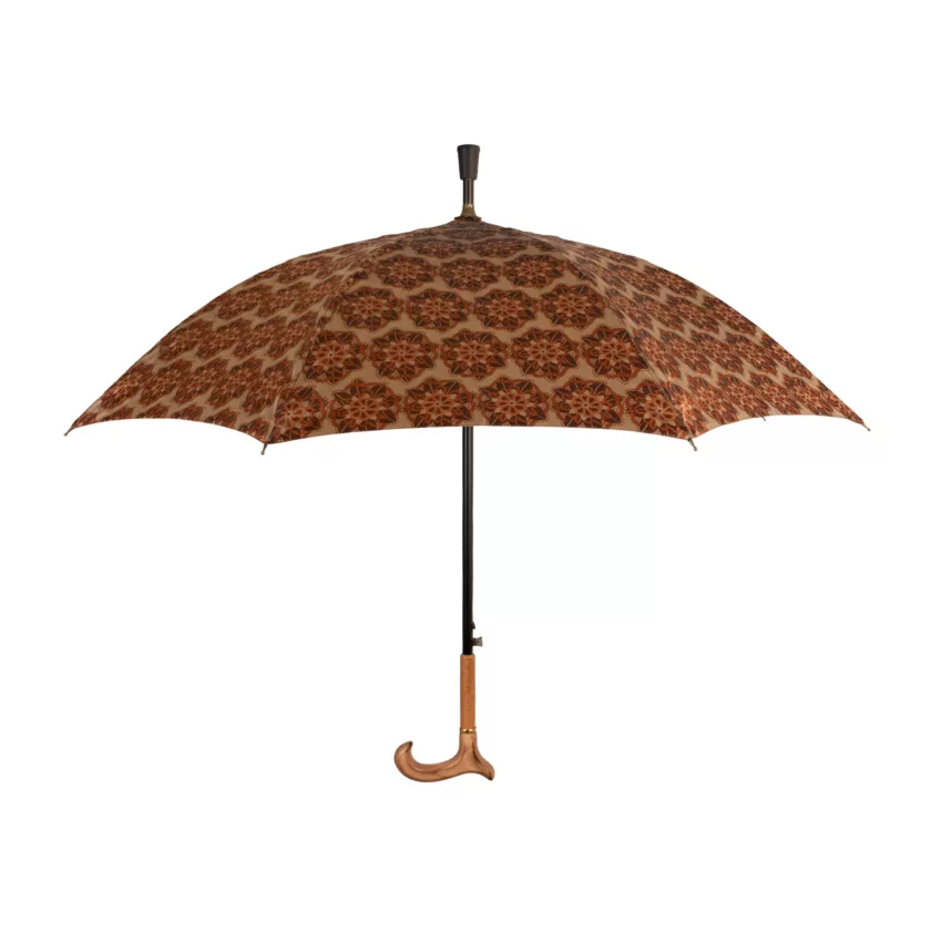 parapluie canne de marche beige ensemble