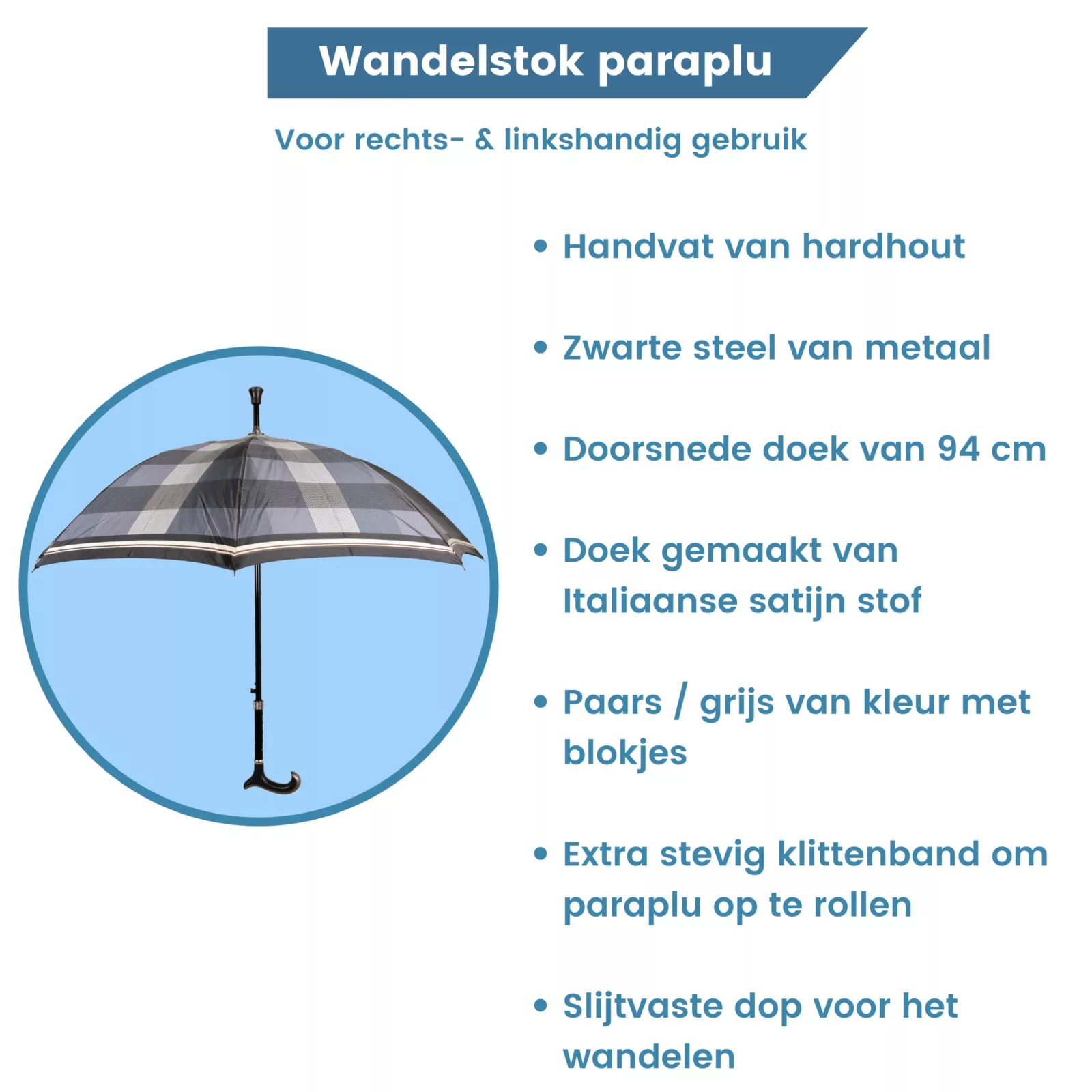 Résumé : parapluie canne