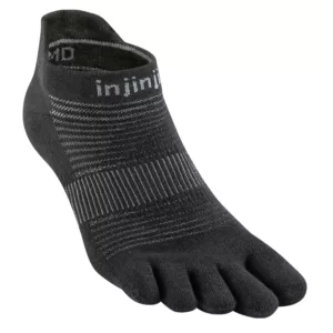 chaussettes à orteils 40,5 à 44, légères, invisibles, Coolmax, noires