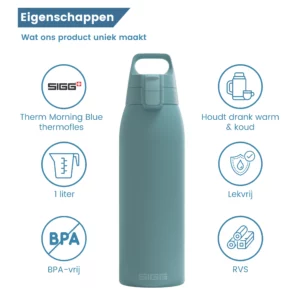 Bouteille thermos Shield Therm One Eco Green 1 litre avec bouchon