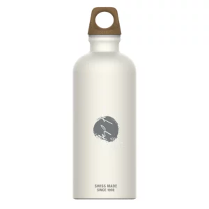 traveller myplanet forward Bouteille d'eau blanche dos
