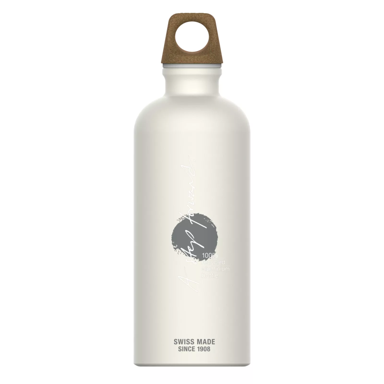 traveller myplanet forward Bouteille d'eau blanche dos