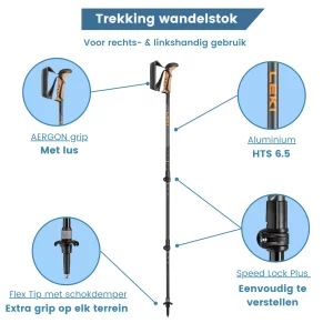 bâtons de trekking pour la montagne usp